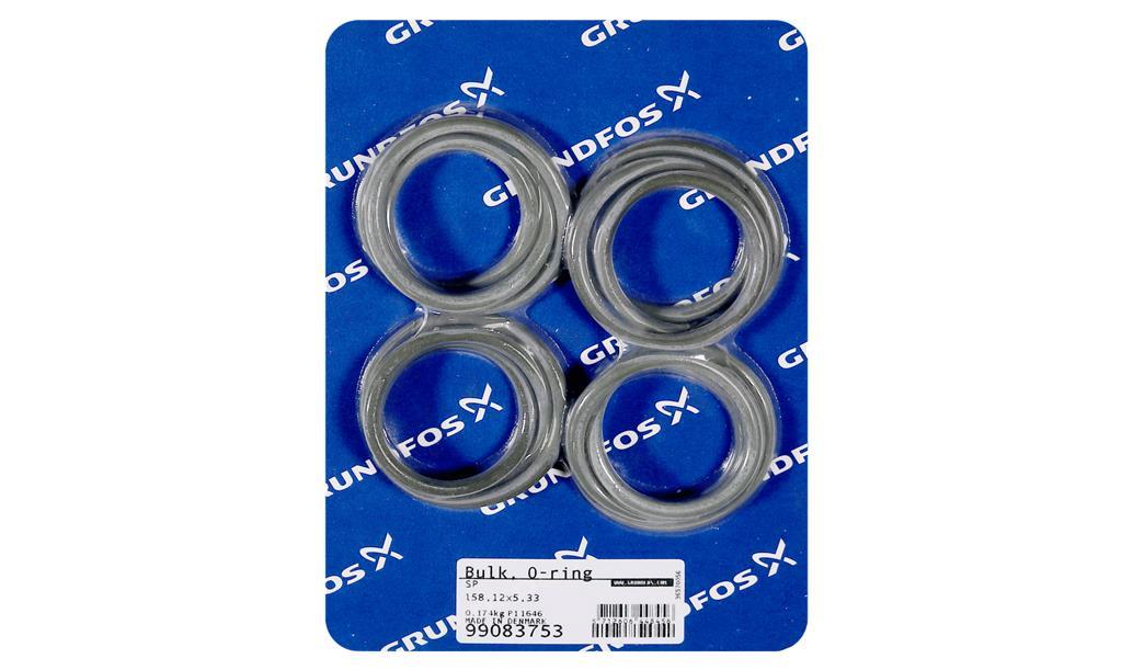 Комплект уплотнительных колец Grundfos Bulk O-ring 158,12x5,33 (4 pcs), артикул: 99083753